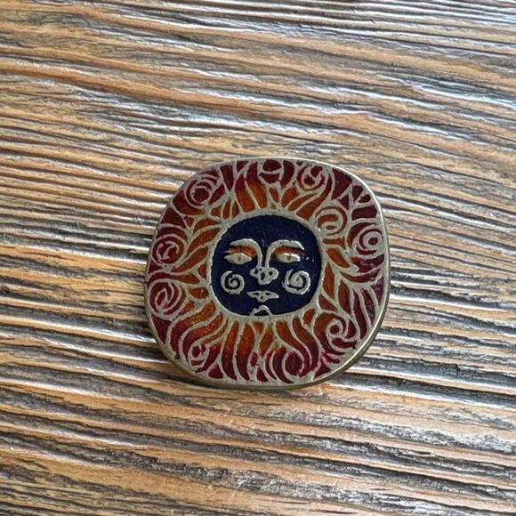 Vintage Bohemian Sun Face Decorative Belt Buckle India